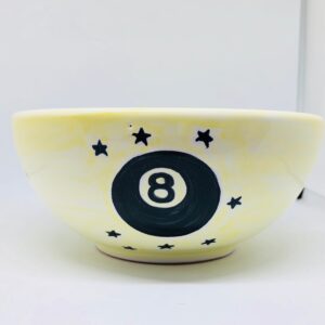 Lather Bowl Nèmesis "The Black 8 and the Dice"