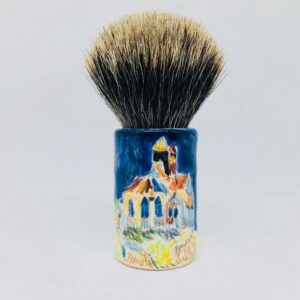 Shaving Brush PantaRei Van Gogh, "The Church at Auvers" 1890